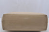 Authentic GUCCI Vintage Shoulder Tote Bag Enamel Beige Junk 3969J