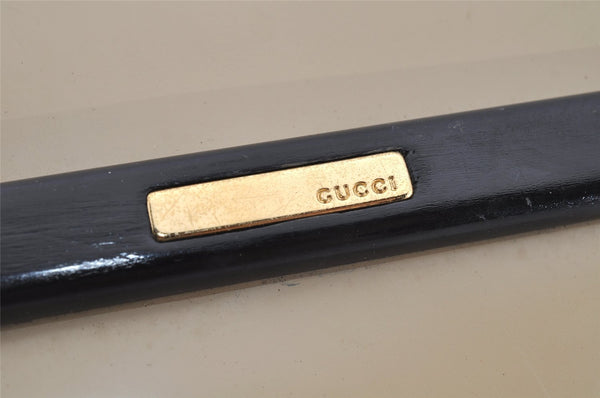 Authentic GUCCI Vintage Shoulder Tote Bag Enamel Beige Junk 3969J