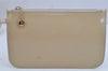 Authentic GUCCI Vintage Shoulder Tote Bag Enamel Beige Junk 3969J
