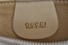 Authentic GUCCI Vintage Shoulder Tote Bag Enamel Beige Junk 3969J