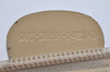 Authentic GUCCI Vintage Shoulder Tote Bag Enamel Beige Junk 3969J