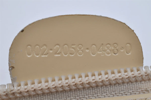 Authentic GUCCI Vintage Shoulder Tote Bag Enamel Beige Junk 3969J