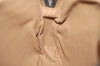 Authentic GUCCI Vintage Clutch Hand Bag Purse GG PVC Leather Brown 3969K