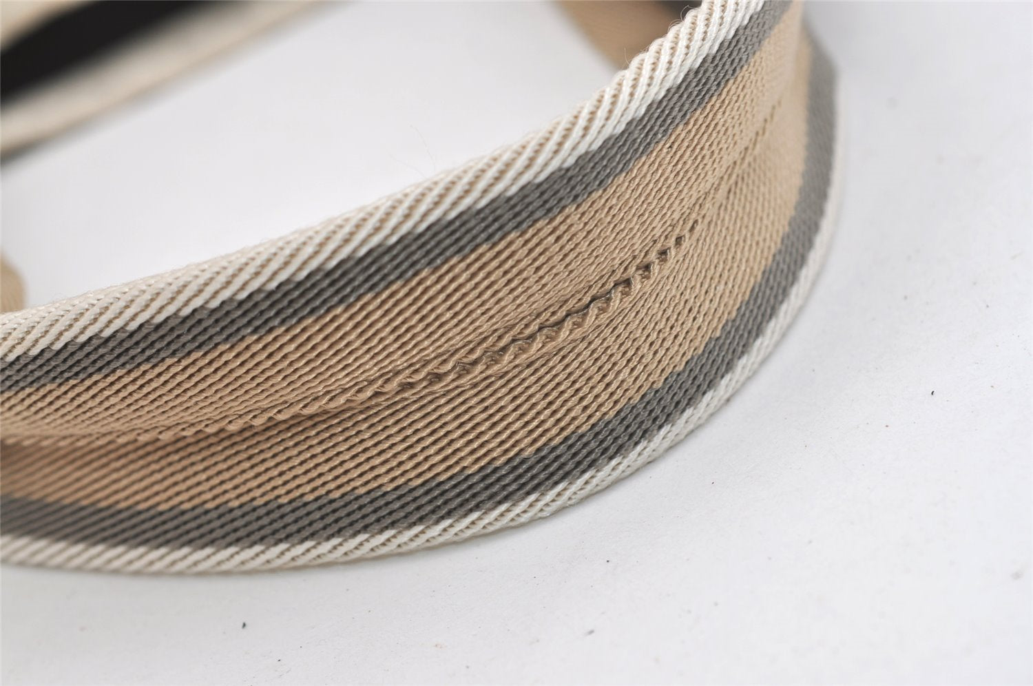 Authentic GUCCI Vintage Shoulder Tote Bag GG Canvas Leather 189669 White 3970J