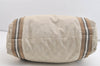 Authentic GUCCI Vintage Shoulder Tote Bag GG Canvas Leather 189669 White 3970J