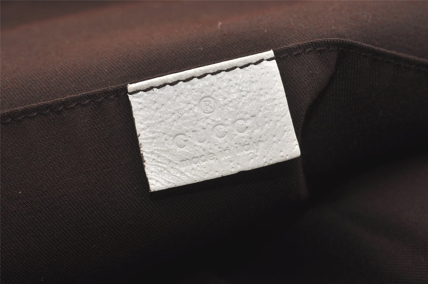 Authentic GUCCI Vintage Shoulder Tote Bag GG Canvas Leather 189669 White 3970J