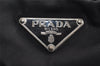 Authentic PRADA Nylon Tessuto Leather Shoulder Cross Body Bag Black Junk 3972J