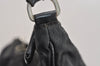 Authentic PRADA Nylon Tessuto Leather Shoulder Cross Body Bag Black Junk 3972J