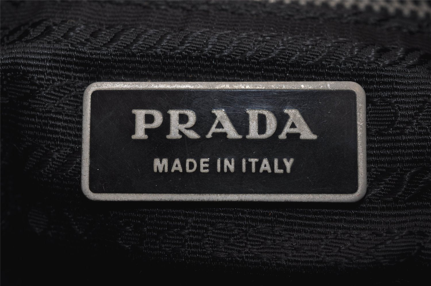 Authentic PRADA Nylon Tessuto Leather Shoulder Cross Body Bag Black Junk 3972J