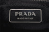 Authentic PRADA Nylon Tessuto Leather Shoulder Cross Body Bag Black Junk 3972J