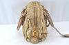 Authentic PRADA Tessuto Gaufre Nylon Leather 2Way Shoulder Hand Bag Beige 3973J
