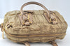 Authentic PRADA Tessuto Gaufre Nylon Leather 2Way Shoulder Hand Bag Beige 3973J