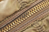 Authentic PRADA Tessuto Gaufre Nylon Leather 2Way Shoulder Hand Bag Beige 3973J