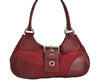 Authentic PRADA Vintage Nylon Tessuto Leather Shoulder Hand Bag Red 3974J