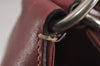 Authentic PRADA Vintage Nylon Tessuto Leather Shoulder Hand Bag Red 3974J