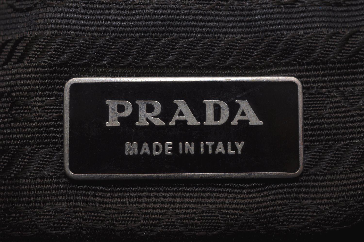 Authentic PRADA Vintage Nylon Tessuto Leather Shoulder Hand Bag Red 3974J