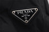 Authentic PRADA Nylon Tessuto Leather Shoulder Bag Purse Black 3974K