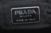 Authentic PRADA Nylon Tessuto Leather Shoulder Bag Purse Black 3974K