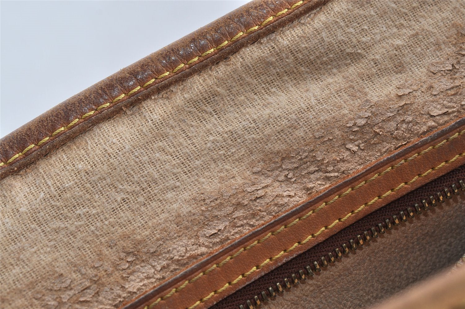 Authentic Louis Vuitton Monogram Bucket GM Shoulder Tote Bag M42236 Junk 3976I