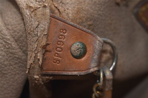 Authentic Louis Vuitton Monogram Bucket GM Shoulder Tote Bag M42236 Junk 3976I