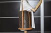 Authentic Louis Vuitton Monogram Bucket GM Shoulder Tote Bag M42236 Junk 3976I