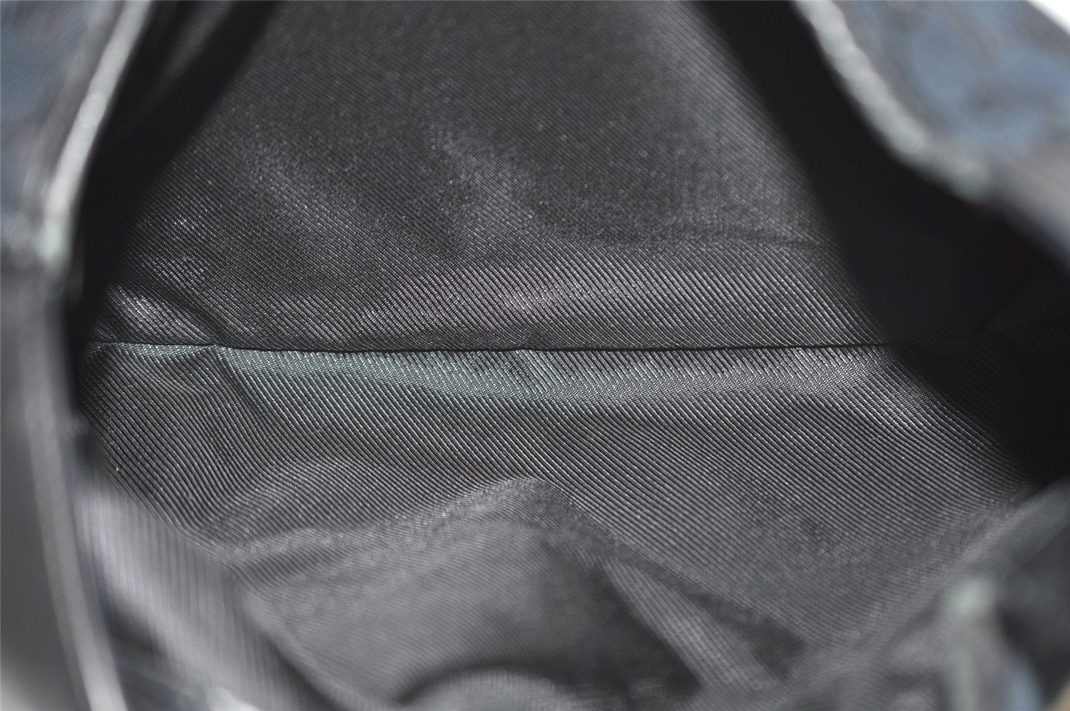 Authentic GUCCI Kandinsky Shoulder Bag GG Canvas Leather 0014075 Black 3976J