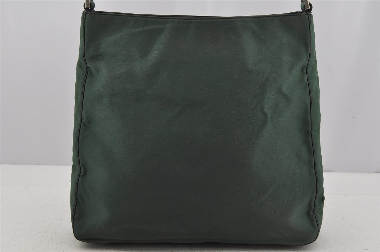 Authentic PRADA Vintage Nylon Tessuto Shoulder Hand Bag Green 3977J