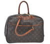 Authentic Louis Vuitton Monogram Deauville Hand Bag M47270 LV Junk 3978G
