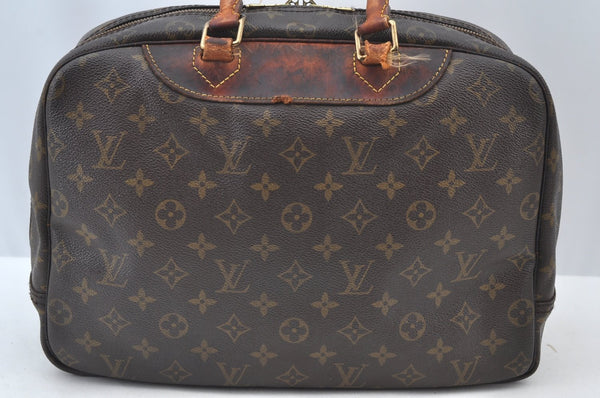 Authentic Louis Vuitton Monogram Deauville Hand Bag M47270 LV Junk 3978G
