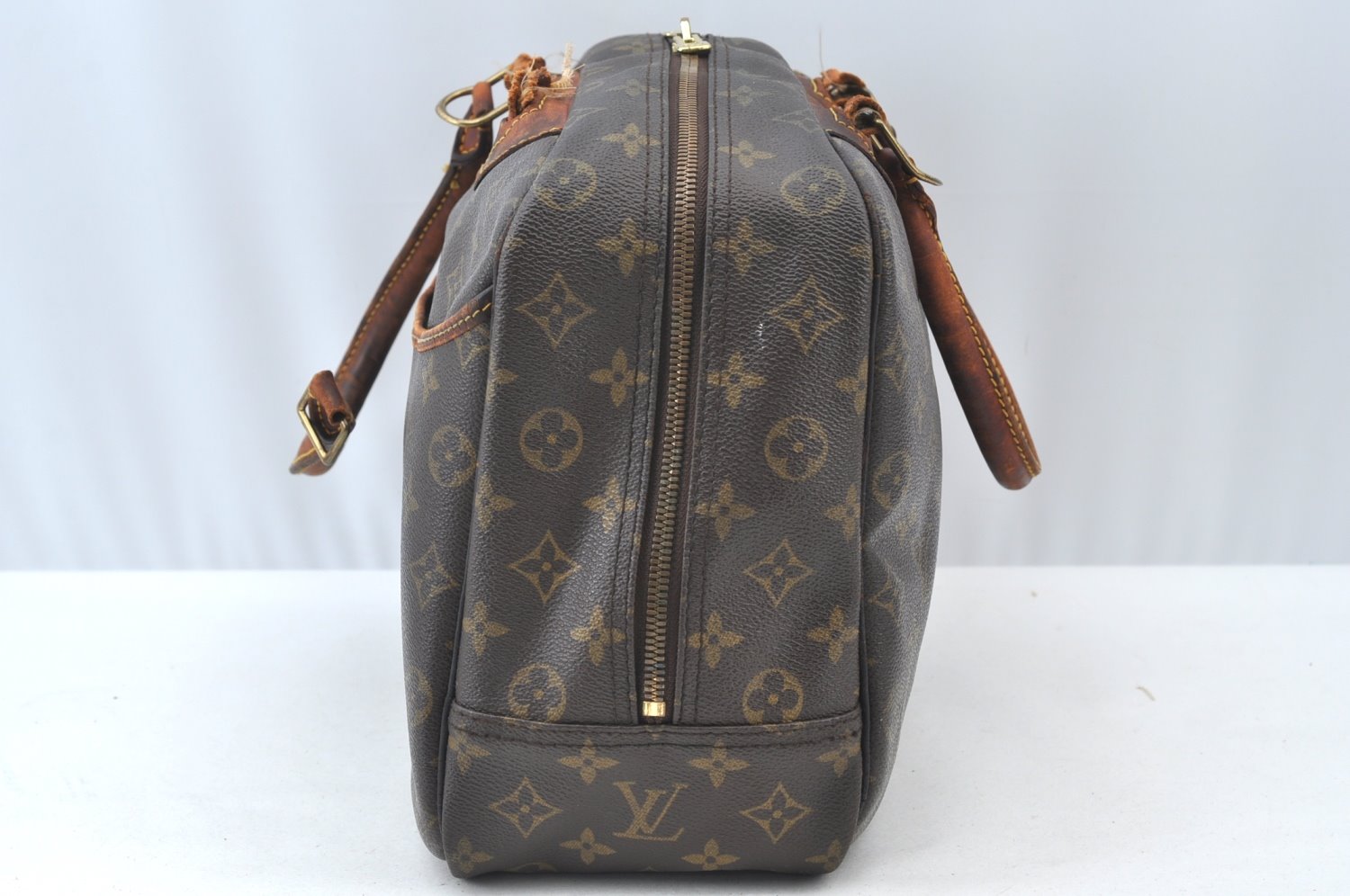 Authentic Louis Vuitton Monogram Deauville Hand Bag M47270 LV Junk 3978G