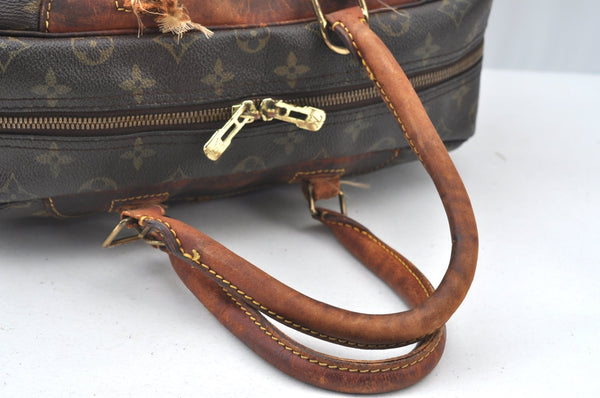Authentic Louis Vuitton Monogram Deauville Hand Bag M47270 LV Junk 3978G