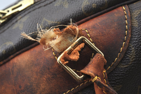 Authentic Louis Vuitton Monogram Deauville Hand Bag M47270 LV Junk 3978G