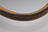 Authentic FENDI Vintage Zucca Hand Tote Bag Canvas Leather Brown 3978I