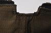 Authentic FENDI Vintage Zucca Hand Tote Bag Canvas Leather Brown 3978I