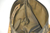 Authentic FENDI Vintage Zucca Hand Tote Bag Canvas Leather Brown 3978I