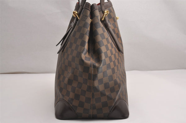 Authentic Louis Vuitton Damier Hampstead GM Shoulder Tote Bag N51203 LV 3978J