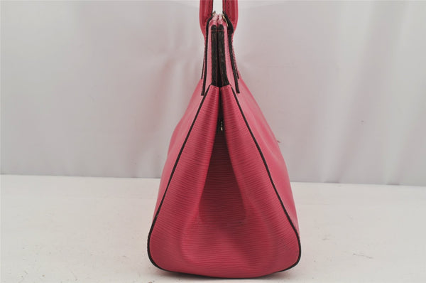 Authentic Louis Vuitton Epi Marly MM 2Way Hand Bag Pink M41282 LV 3979J