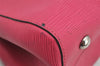Authentic Louis Vuitton Epi Marly MM 2Way Hand Bag Pink M41282 LV 3979J
