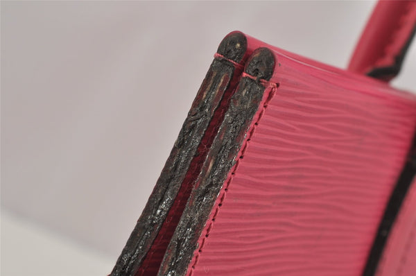 Authentic Louis Vuitton Epi Marly MM 2Way Hand Bag Pink M41282 LV 3979J