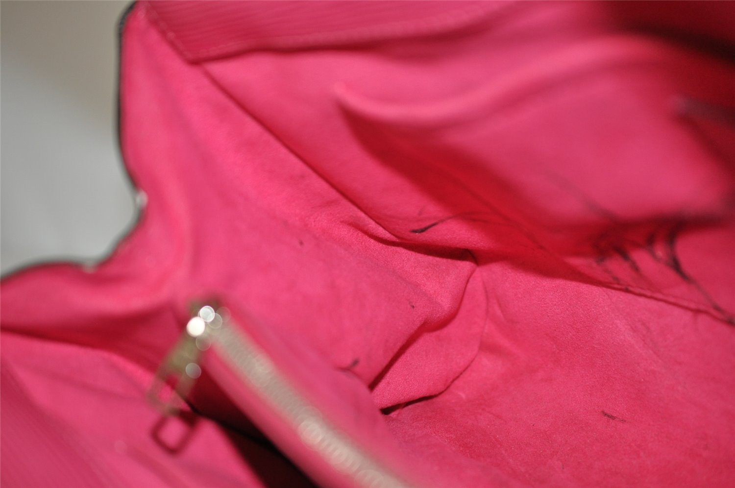 Authentic Louis Vuitton Epi Marly MM 2Way Hand Bag Pink M41282 LV 3979J