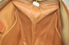 Authentic CELINE Macadam Blason Pattern Pouch Purse PVC Leather Brown 3979K