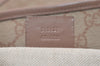 Authentic GUCCI Vintage Shoulder Tote Bag GG PVC Leather 211137 Beige 3980J