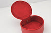 Authentic Louis Vuitton Epi Ecrin Bijoux 12 Jewelry Case Red M48207 LV 3980K