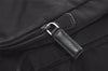 Authentic PRADA Vintage Nylon Tessuto Leather Drawstring Backpack Black 3981K