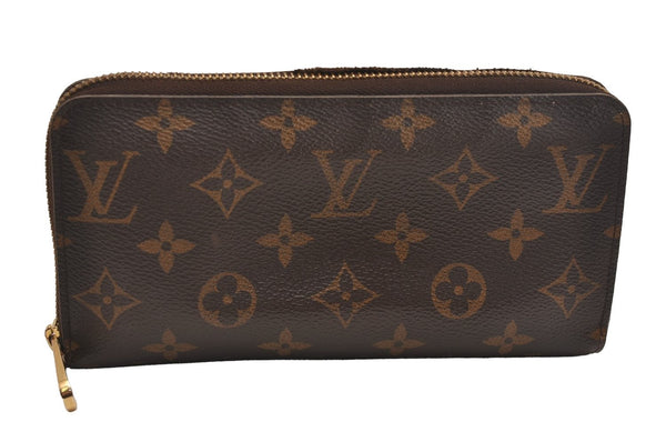 Authentic Louis Vuitton Monogram Zippy Wallet Long Purse Pink M41894 LV 3982J