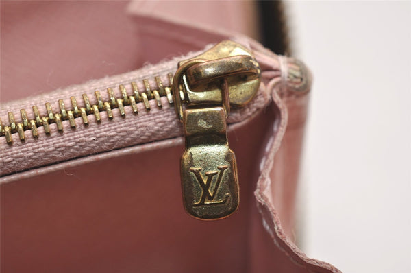 Authentic Louis Vuitton Monogram Zippy Wallet Long Purse Pink M41894 LV 3982J