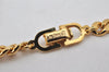 Authentic Christian Dior Chain Bracelet Rhinestone Gold Tone CD 3982K