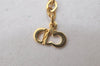 Authentic Christian Dior Vintage Gold Tone Chain Pendant Necklace CD 3983I