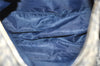 Authentic Christian Dior Trotter Hand Boston Bag Canvas Leather Blue Junk 3983K
