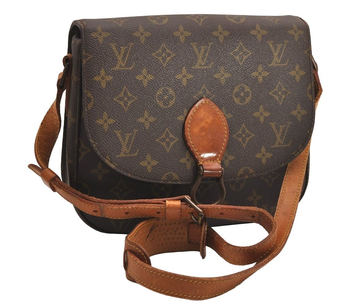 Authentic Louis Vuitton Monogram Saint Cloud GM M51242 Shoulder Cross Bag 3984J